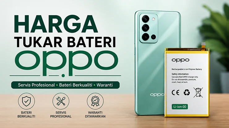 Harga Tukar Bateri OPPO