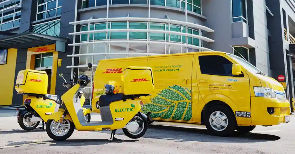 Kadar DHL Mengikut Negara Destinasi