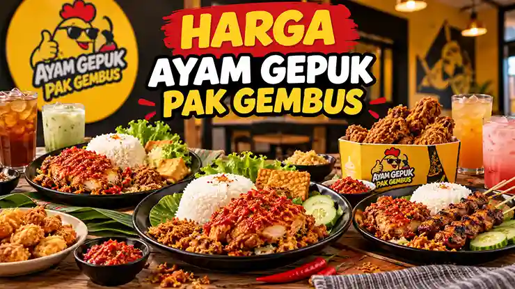 Harga Ayam Gepuk Pak Gembus