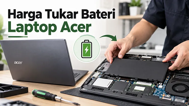 Harga Tukar Bateri Laptop Acer