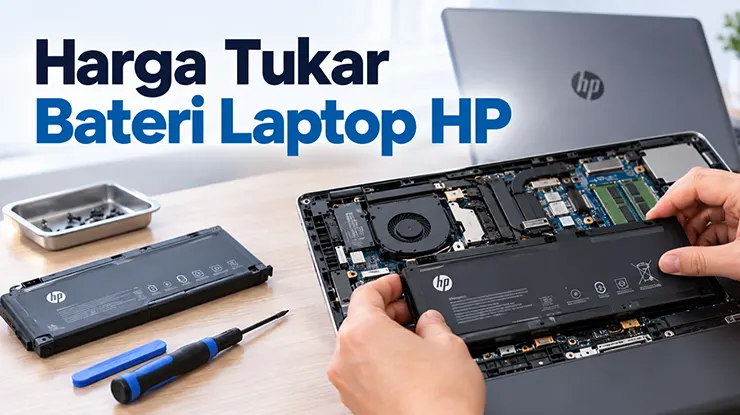 Harga Tukar Bateri Laptop HP